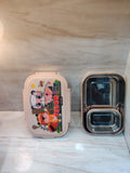 Super hero steel tiffin
