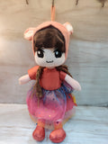 Red bunny doll