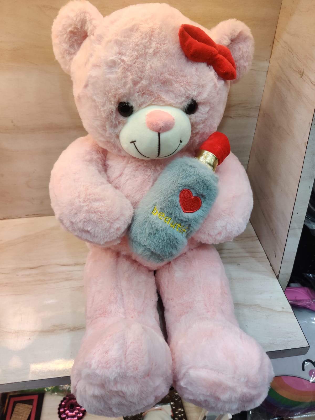 Pink big teddy