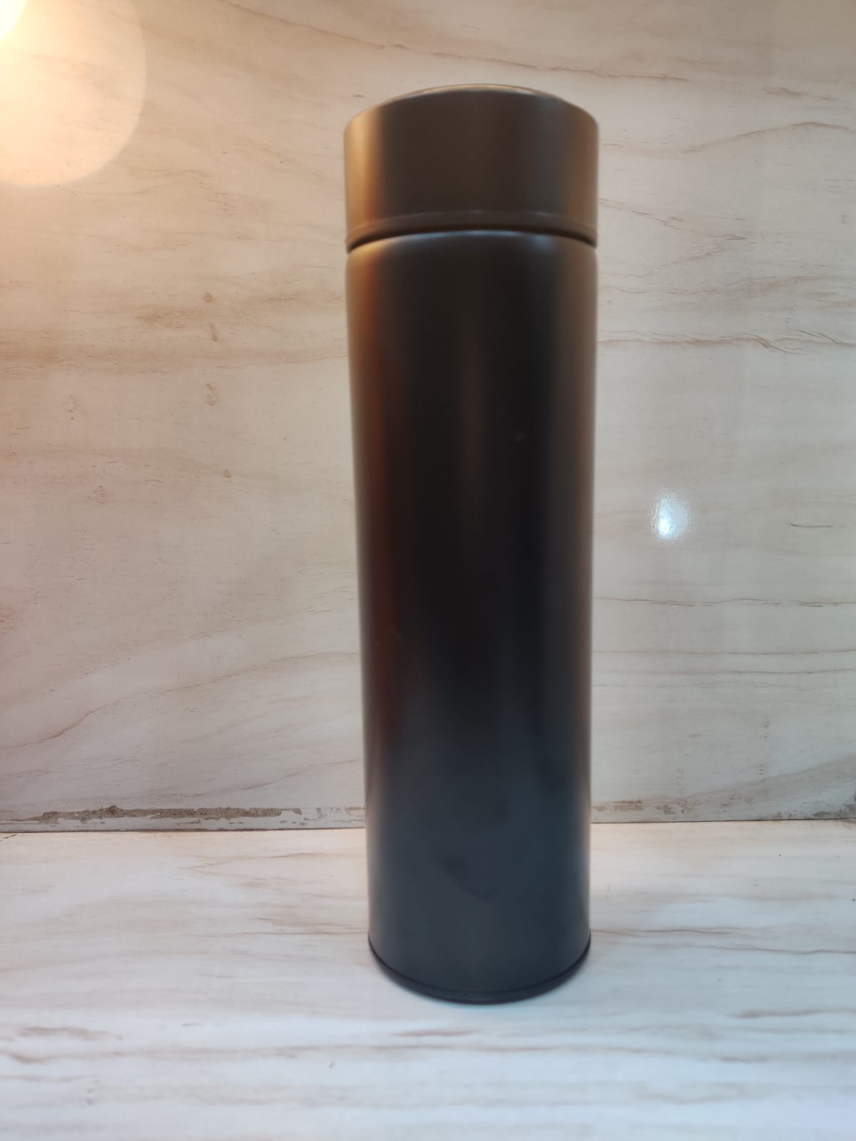 Matte Black Stainless Steel Water Bottle