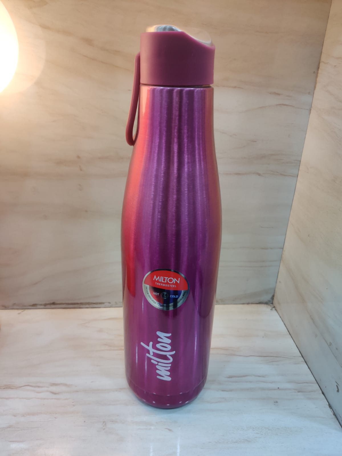 Milton Metallic Small Magenta Stainless Steel Bottle
