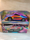 Neon car