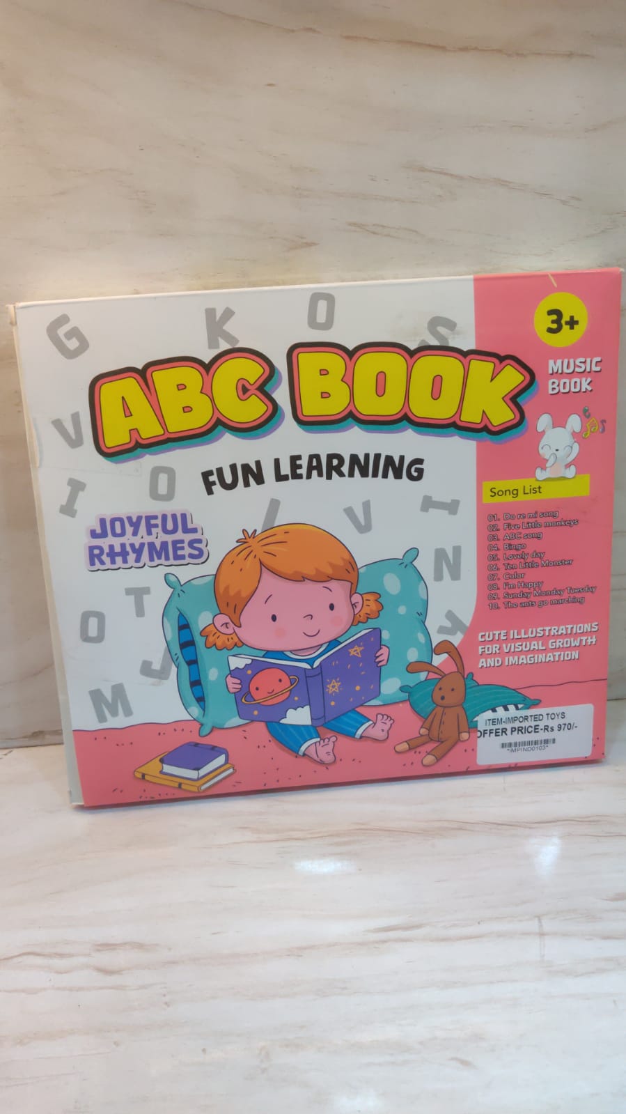 Interactive ABC Music Book for Toddlers