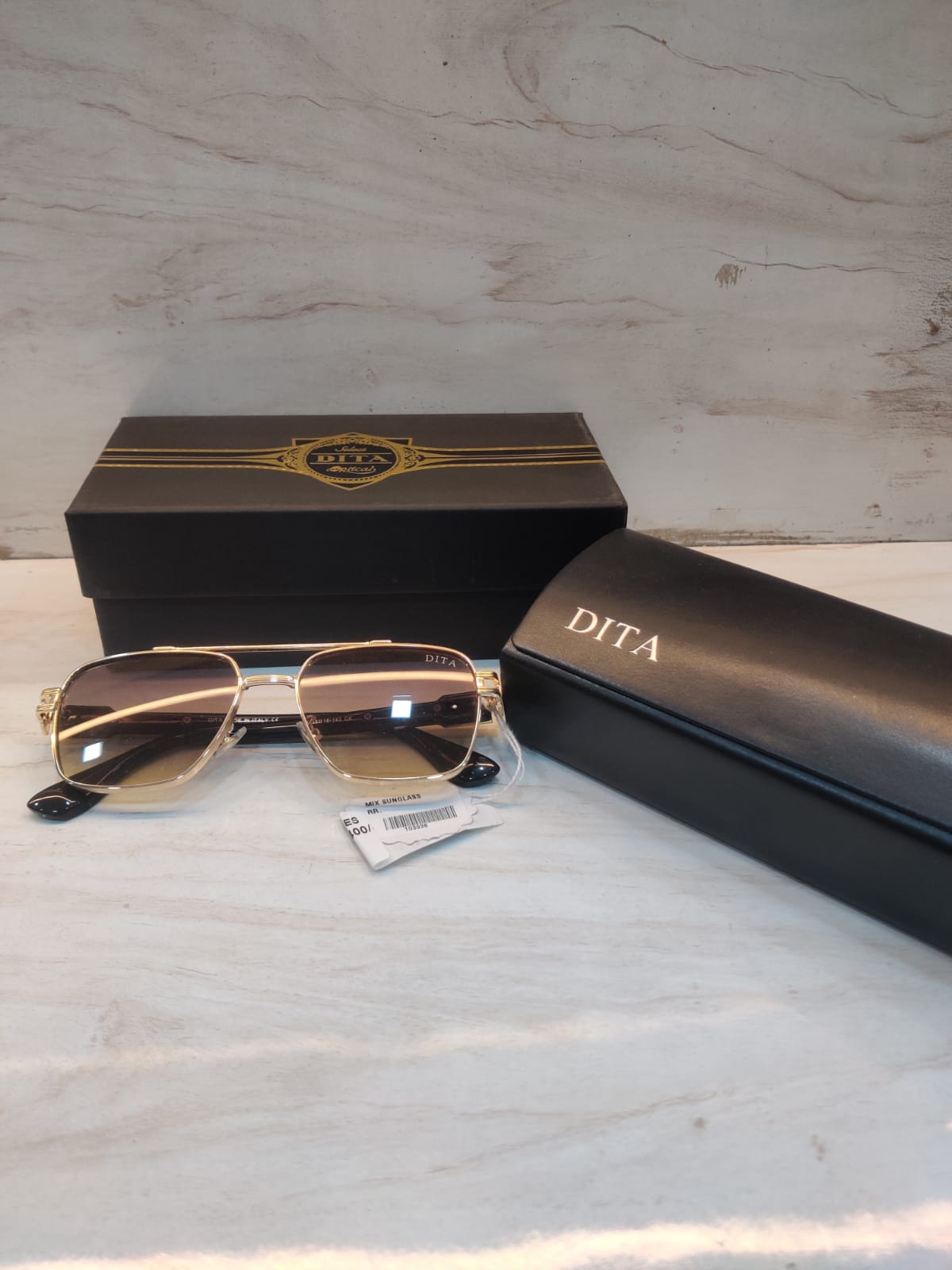 Midnight Gold Statement Glasses