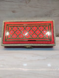 Red textured gaddi box