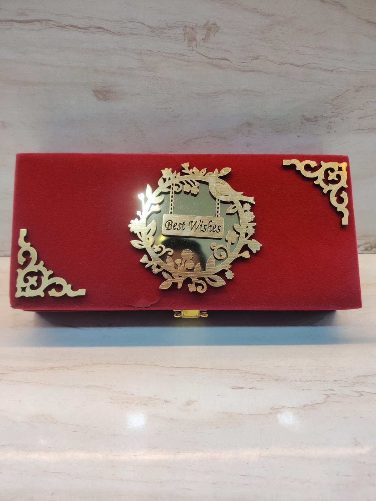 Red & golden gaddi box