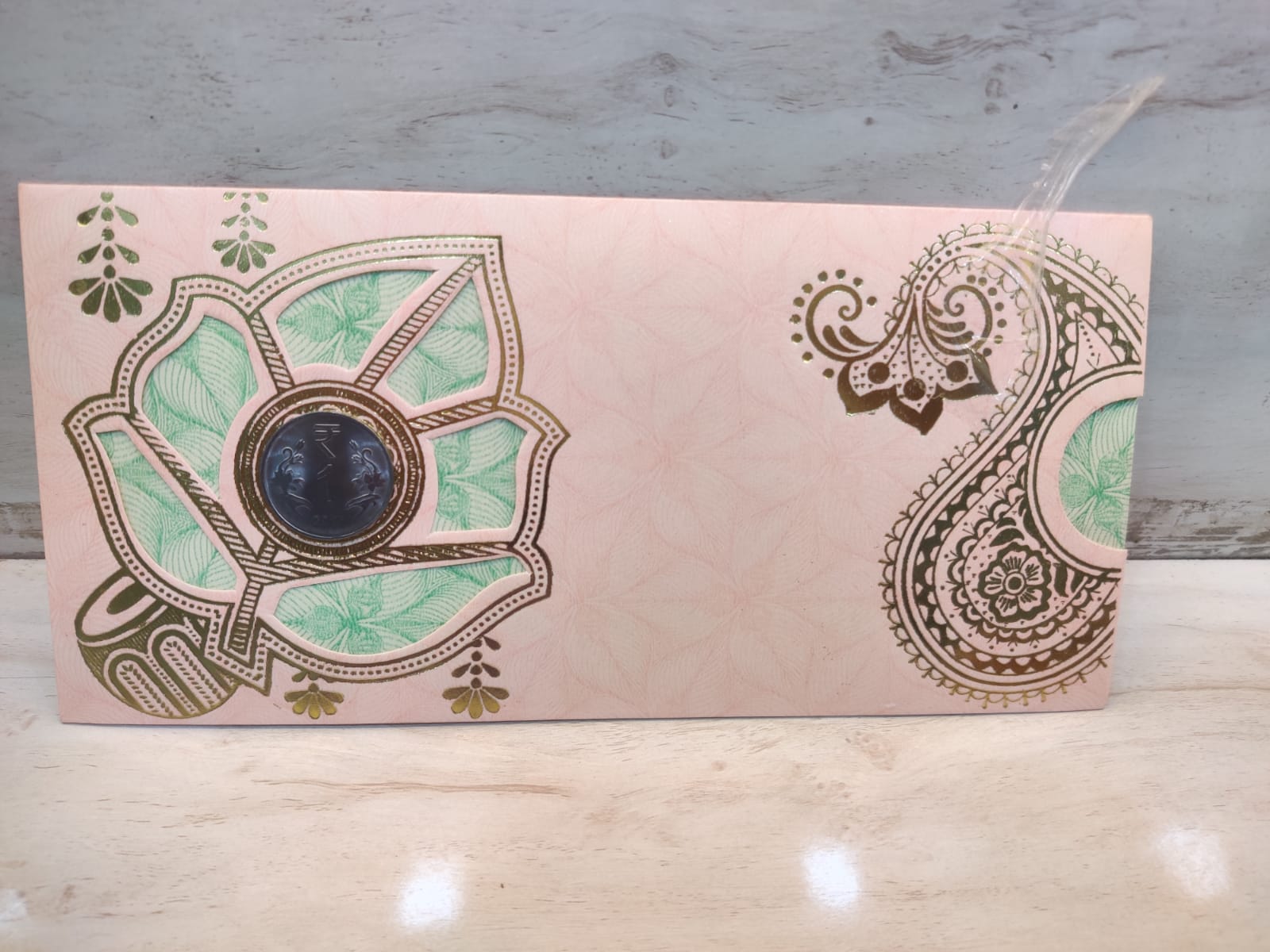 Soft Pink Shagun Envelope