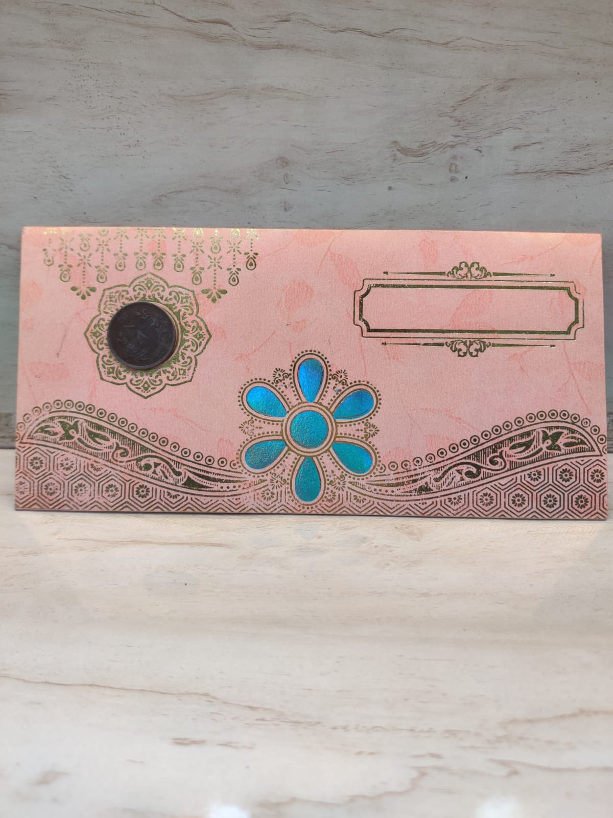 Floral Blush Shagun envelope