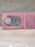 Pink Shagun Envelope with Vintage One-Rupee Note