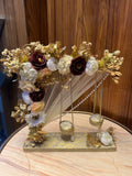 Golden Lace Ring Platter. Rent for