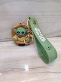 Sage Green Silicon Keychain