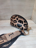Leopard Pattern Keyring Pouch