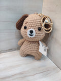 Crochet Puppy Keychain