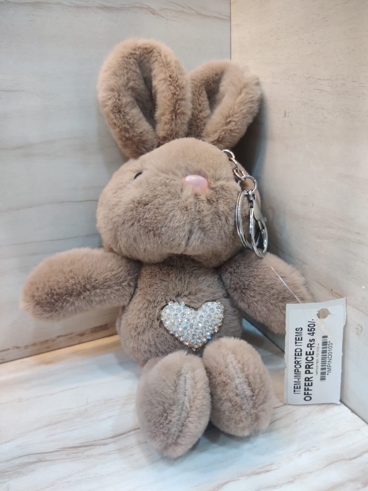 Stuffed Bunny keyring