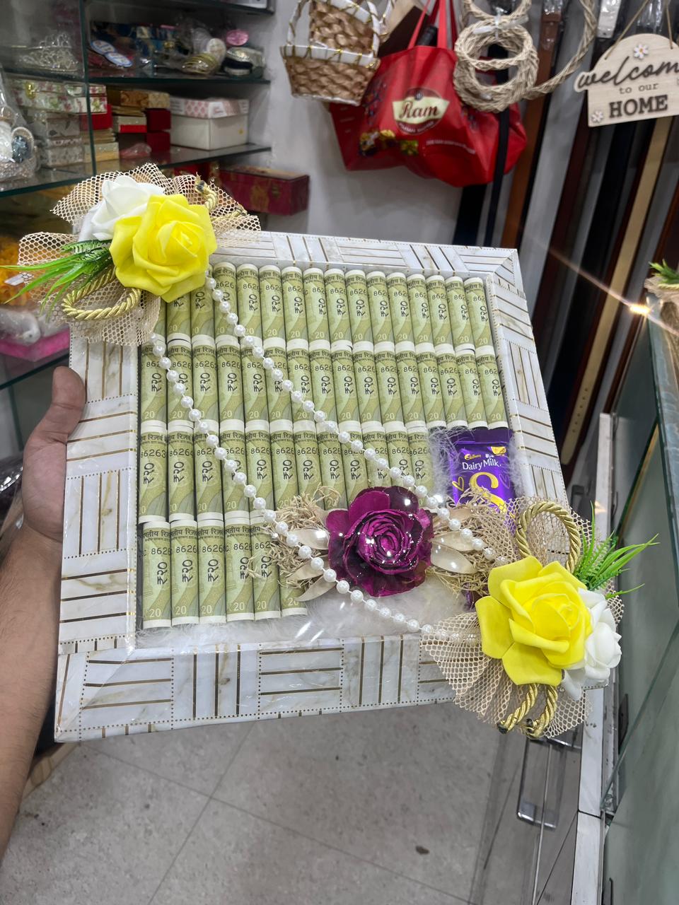1000/- vala shagun with silk