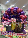 Happy Birthday Hamper(Includes balloons, decor, Chocolate Bouquet , 1/2 kg cake)