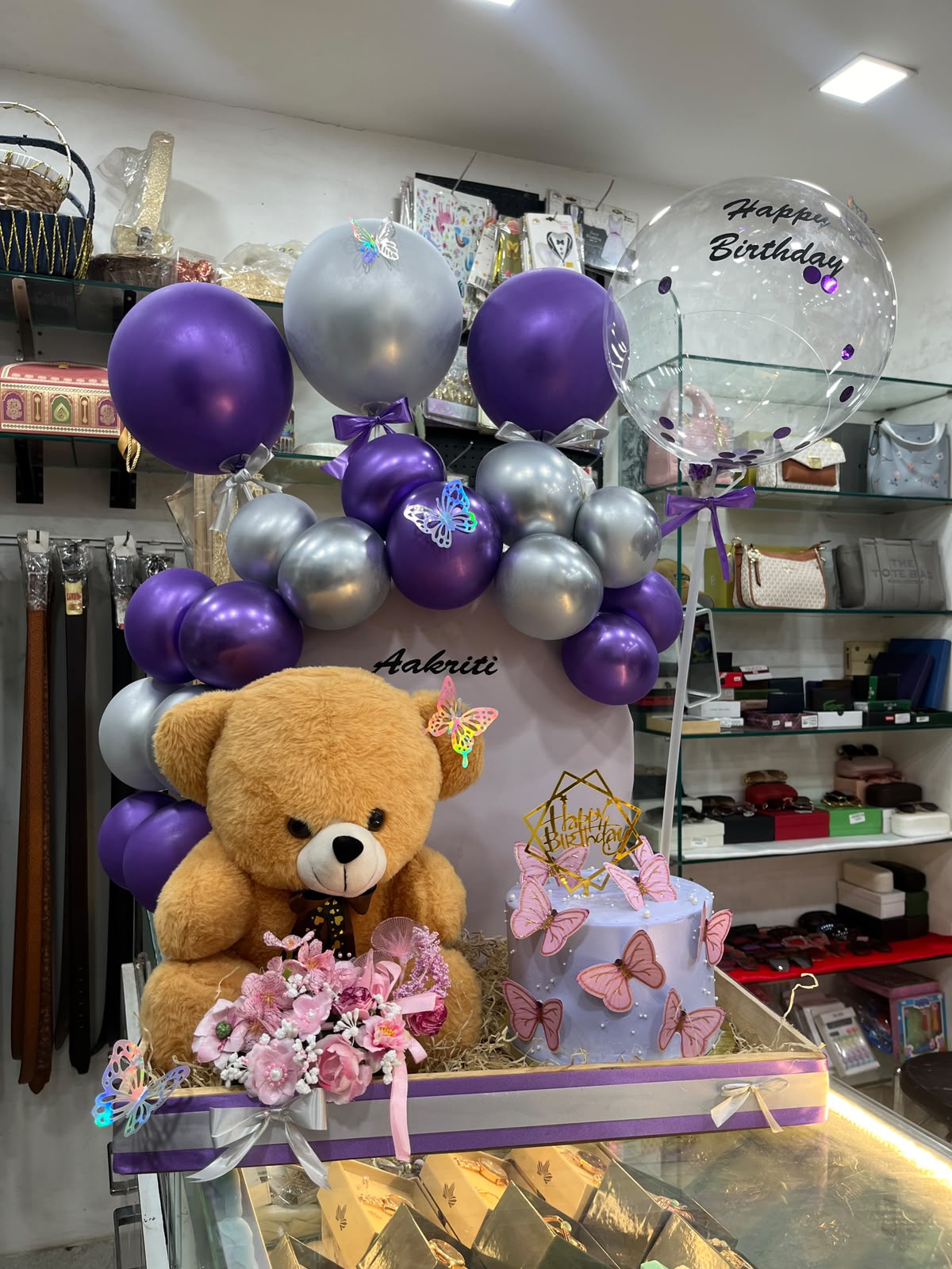 Teddy and Cake gifting hamper