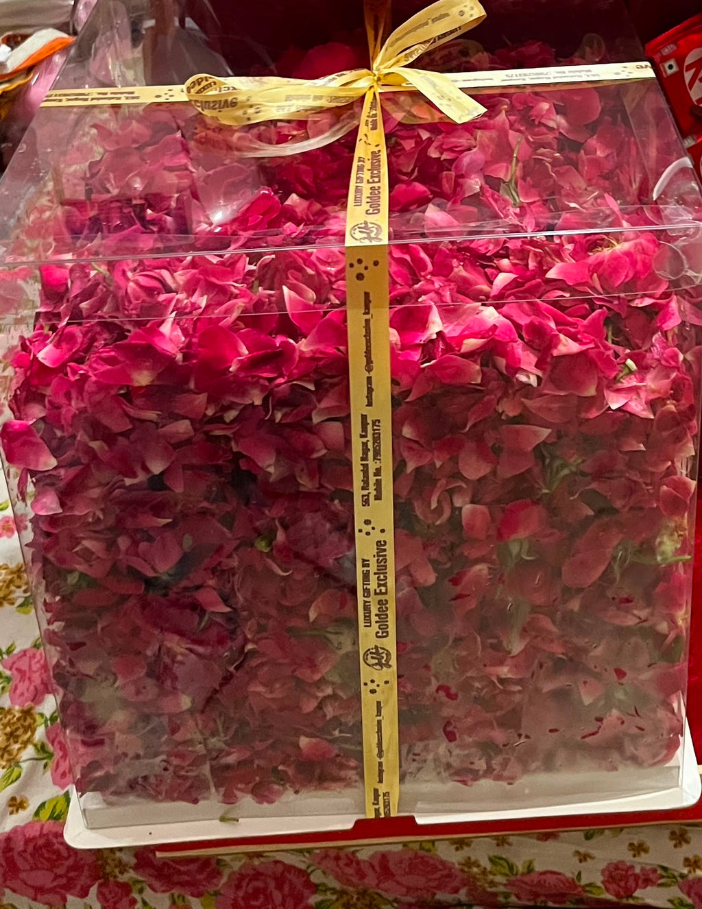 Rose Petal Cake Hamper