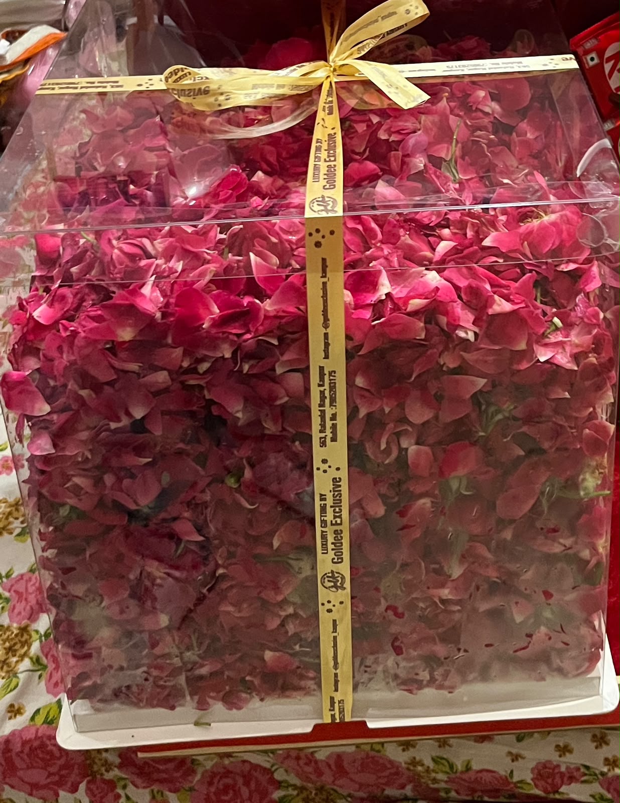 Rose Petal Cake Hamper