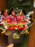 "Be Mine" KitKat Chocolate & Floral Bouquet