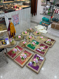 Wedding Trousseau Set with Round Platters & Trays