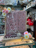Saree & Lehenga Display Frame with Pearl & Floral Accents