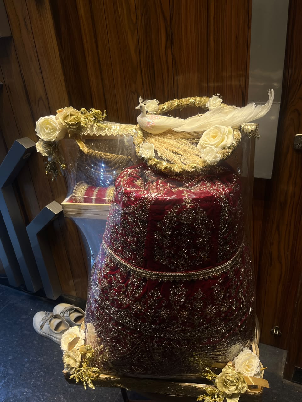 Imperial Peacock & Rose Bridal Trousseau Packing