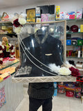 Luxury Handcrafted Groom Suit Packing with Sequin Lace Border