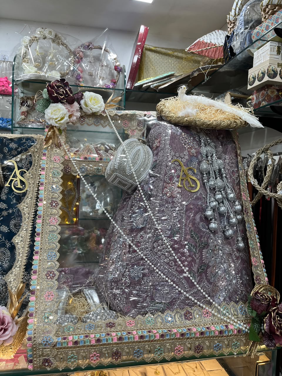 Luxury Handcrafted Wedding Lehenga Display Frame