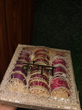 Luxury Trousseau Packing Tray for Bridal Bangles & Chooda