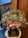 51,000/- with fresh flowers ( Chocolates are extra chargable)