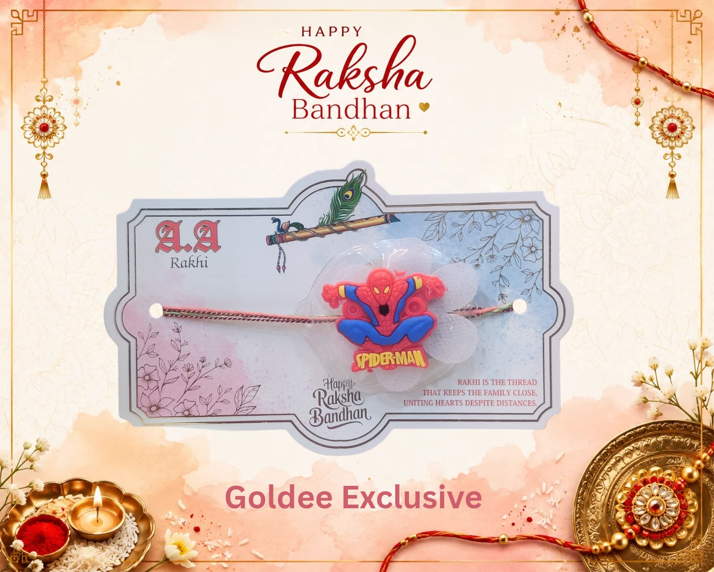 Superhero Spider-Man Kids Character Rakhi