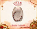 Rudraksha & Silver Beaded Bracelet Rakhi