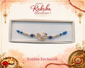 Ganesha & Crystal Beaded Rakhi