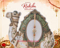 Crystal Floral Bead Rakhi