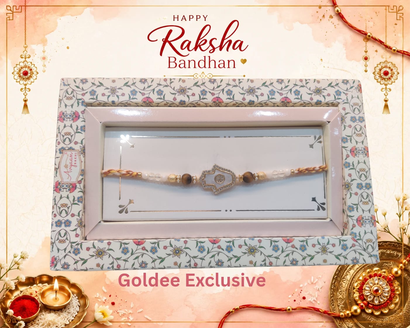 Gemstone Rakhi
