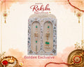 Mint Colored Bhaiya Bhabhi Rakhi Set