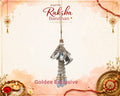 Pearl Hanging Lumba Rakhi