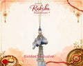 Silver Flower Rakhi