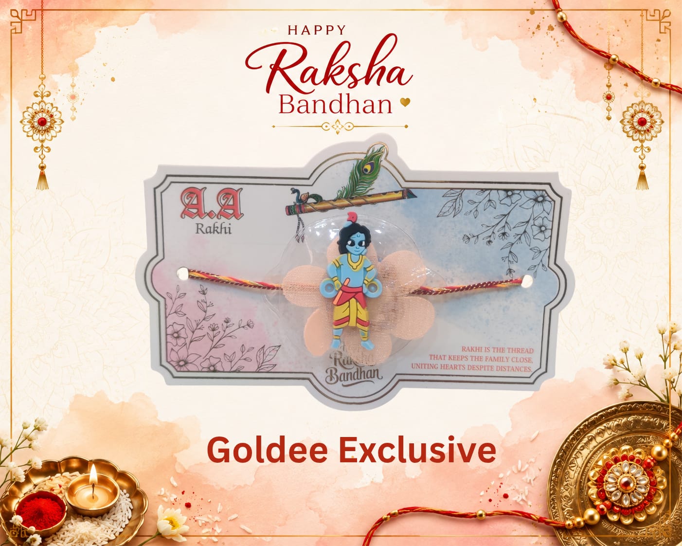 Bal Krishna Light Kids Rakhi