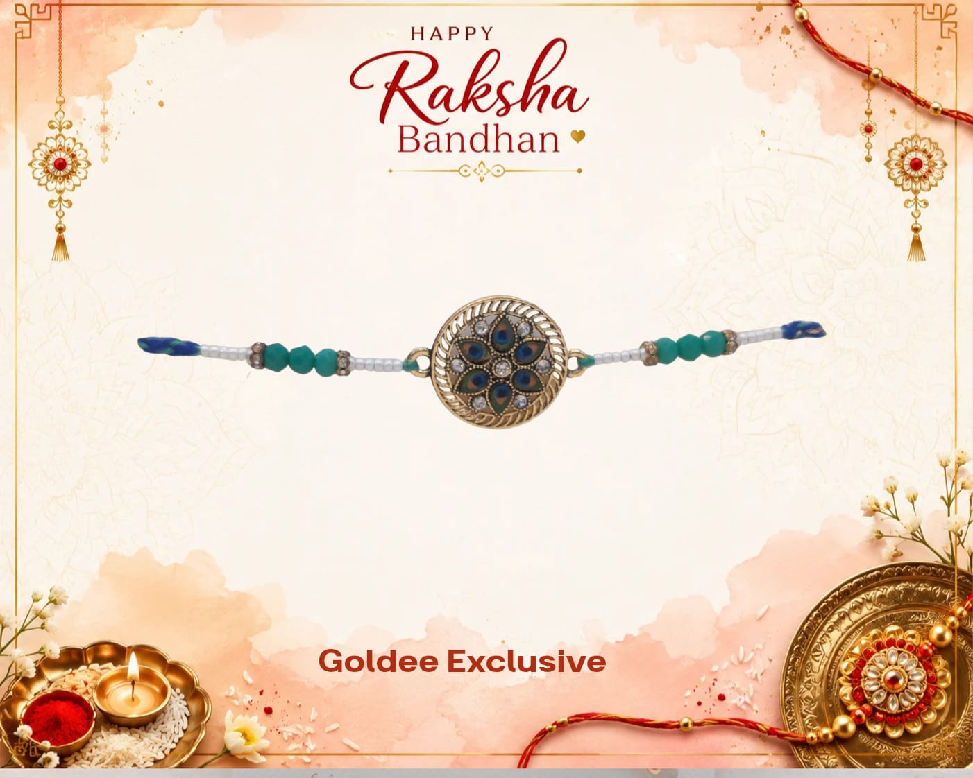 Premium - Floral Rakhi