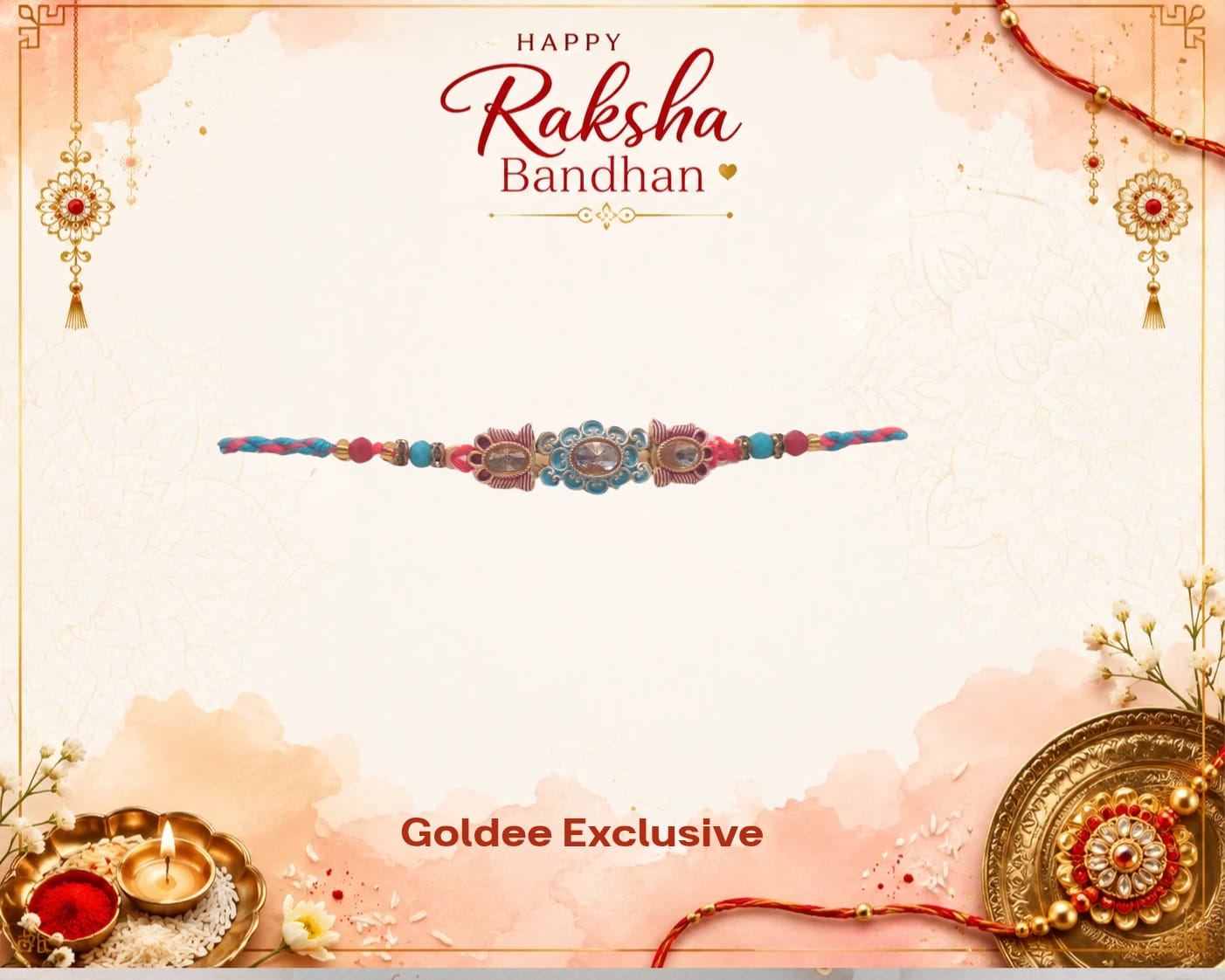 Exclusive - Crystal Stone Rakhi
