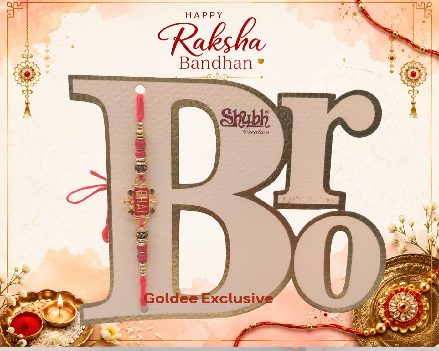 Exclusive - Kundan Stone Rakhi