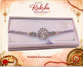 Premium - Silver Stone Rakhi