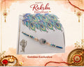 Exclusive - Royal Blue & Silver Rakhi