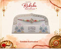 Exclusive - Floral Kundan & Crystal Diamond Rakhi