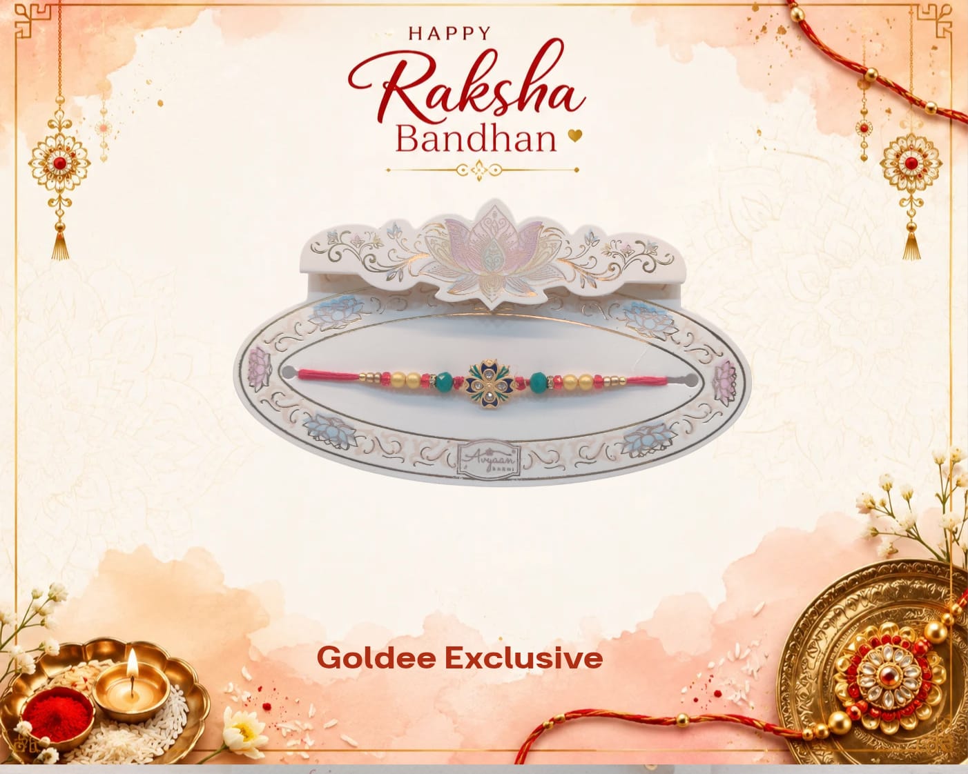 Exclusive - Floral Star Rakhi