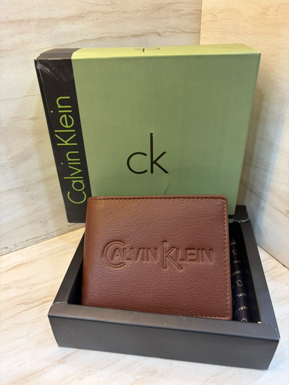 Men's Brown Leather Wallet