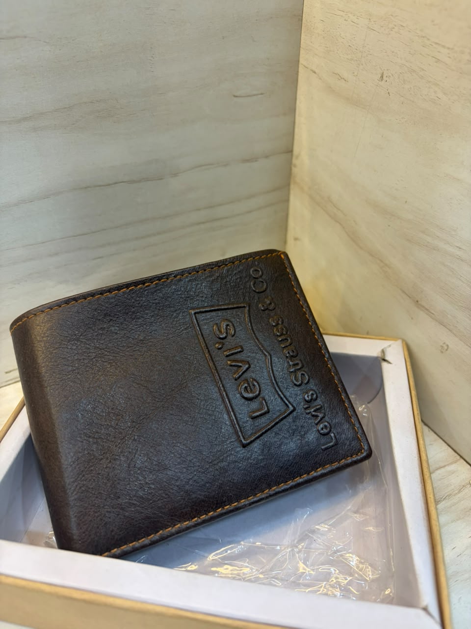 Men's Dark Brown Leather Wallet