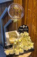White Daisy & Bobo Balloon Birthday Hamper